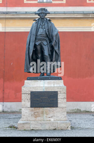 Denkmal für Friedrich Wilhelm Ludolf Gerhard Augustin von Steuben, Potsdam, Deutschland. Stockfoto