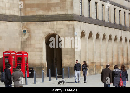 Manchester Town Hall Erweiterung Bögen Stockfoto