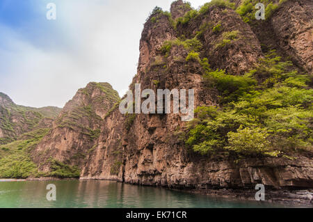 Peking, CHINA-Mai 24,2013: Schöne natürliche Szene in lange Qing-Schlucht Stockfoto