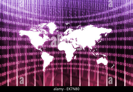 Global Business abstrakten Hintergrund Stockfoto
