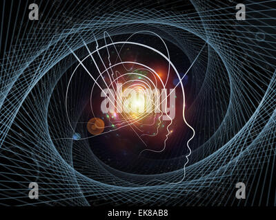 Intelligentes Leben Zusammensetzung Stockfoto