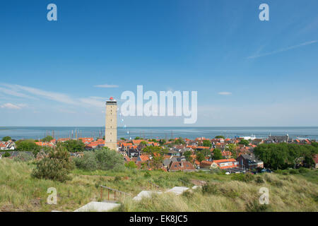 Leuchtturm Brandaris auf niederländischen Wattenmeer Insel Terschelling Stockfoto