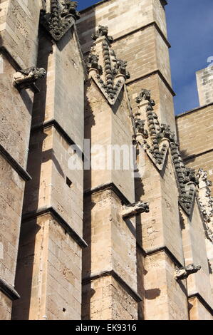 Wasserspeier in der Kathedrale von Palma De Mallorca, Spanien Stockfoto