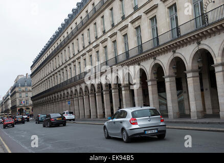 Rue de Rivoli in Paris, Frankreich-Europa-EU Stockfoto