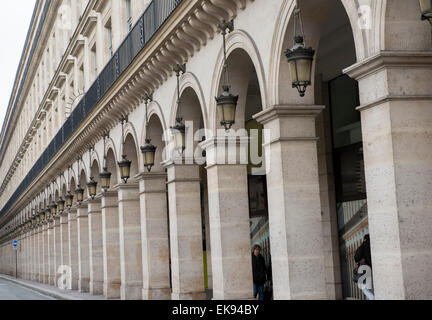 Rue de Rivoli in Paris, Frankreich-Europa-EU Stockfoto