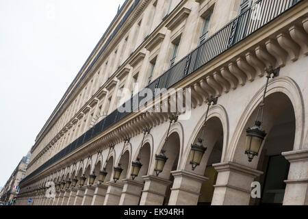 Rue de Rivoli in Paris, Frankreich-Europa-EU Stockfoto