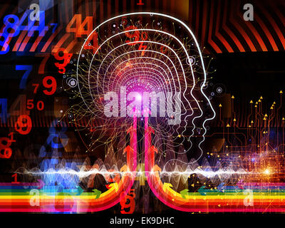 Paradigma der menschlichen Technik Stockfoto