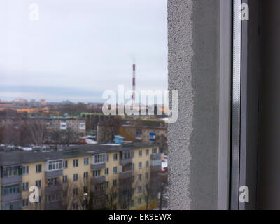 Fabrikschlote. Stockfoto