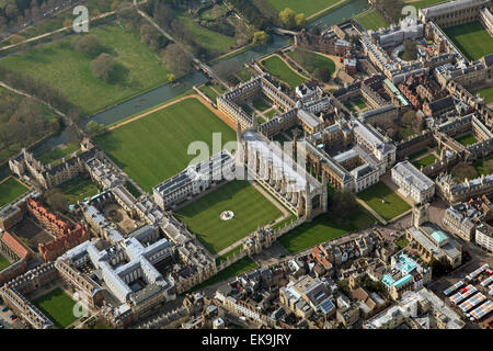 Luftbild von der englischen Stadt Cambridge, UK Stockfoto