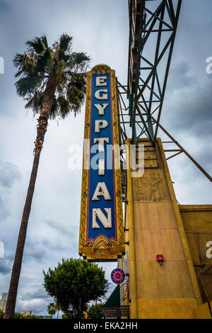 Die ägyptischen Theater in Hollywood, Los Angeles, Kalifornien. Stockfoto