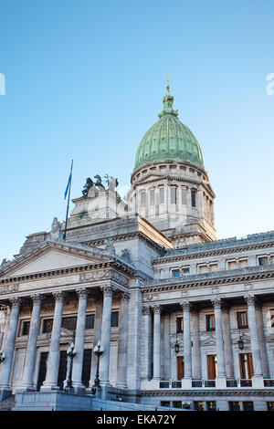 Gebäude der Kongress in Buenos Aires, Argentinien Stockfoto