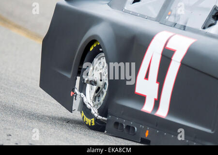 Richmond, VA, USA. 14. März 2015. Richmond, VA - 8. April 2015: A.j. Allmendinger (47) nimmt auf die Strecke zum Testen in Richmond International Racewaay in Richmond, VA. © Csm/Alamy Live-Nachrichten Stockfoto