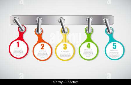 Infografik-Design-Elemente für Ihr Unternehmen Vektor Illustratio Stockfoto