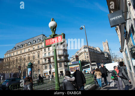 Rue de Rivoli in Paris, Frankreich-Europa-EU Stockfoto