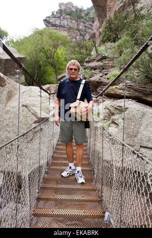 Der Laufsteg, eine beliebte National Recreation Trail in den Gila National Forest, in der Nähe von Glenwood, NM, USA Stockfoto