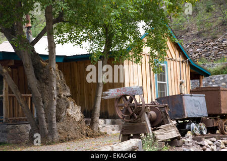 Straßenszene, Mogollon, NM, USA Stockfoto