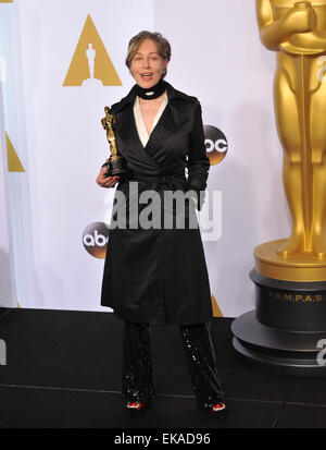 LOS ANGELES, CA - 22. Februar 2015: Milena Canonero bei der 87. Annual Academy Awards am Dolby Theatre in Hollywood. Stockfoto