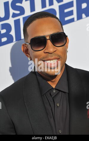 LOS ANGELES, CA - 14. März 2015: Ludacris, aka Chris Bridges bei der Comedy Central Roast von Justin Bieber in den Sony Studios in Culver City. Stockfoto