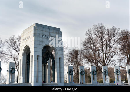 Washington DC - World War II Memorial Stockfoto