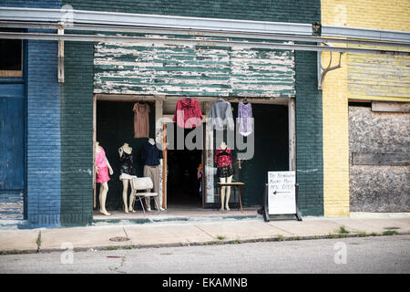Memphis Tennessee, Streetart und Graffiti, Ladenfront Stockfoto