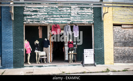 Memphis Tennessee, Streetart und Graffiti, Ladenfront Stockfoto