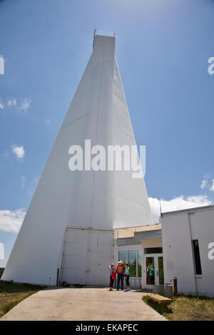 Das Dunn Sonnenteleskop im National Solar Observatory in Sonnenflecken in der Nähe von Cloudcroft, New Mexico Türme 136 Füße Stockfoto