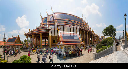 Royal Thai-Tempel im Grand Palace, Bangkok, Thailand. Stockfoto