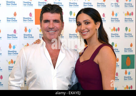 Shootingstar jagen Ball im Dorchester Hotel - Anreise mit: Simon Cowell, Lauren Silverman Where: London, Vereinigtes Königreich bei: 4. Oktober 2014 Stockfoto