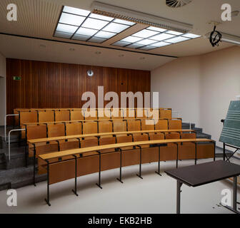 Scharouns Marl-Schule, Marl, Deutschland. Architekt: Hans Scharoun, 1975. Stockfoto