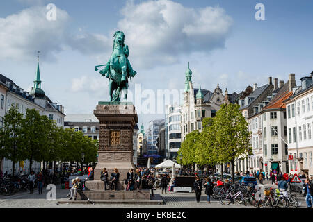 Blick auf Højbro Plads, Kopenhagen, Dänemark, Skandinavien, Europa Stockfoto