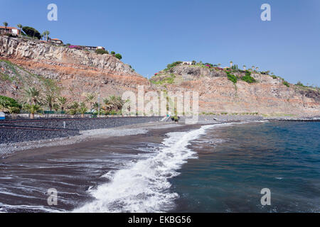 Strand Playa De La Cueva, San Sebastian, La Gomera, Kanarische Inseln, Spanien, Atlantik, Europa Stockfoto