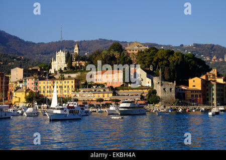 Hafen von Santa Margherita Ligure, Genova (Genua), Ligurien, Italien, Europa Stockfoto