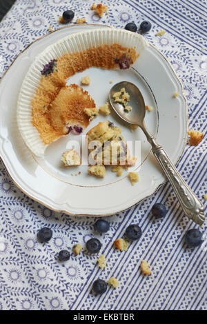 Fertige Blueberry muffin Stockfoto