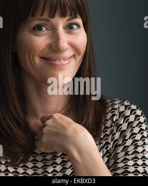 Porträt von Reife Frau, Lächeln Stockfoto