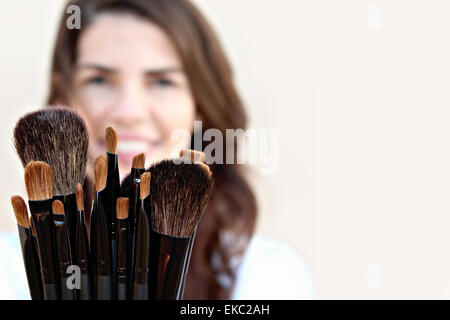Make-up Pinsel Stockfoto