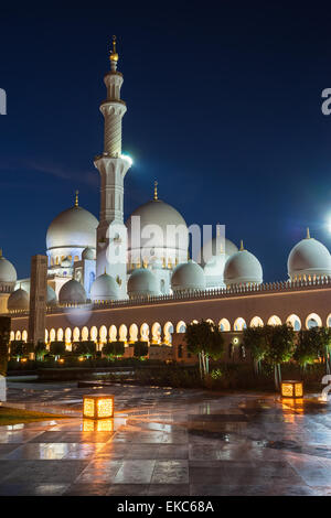 Sheikh Zayed Grand Moschee Stockfoto