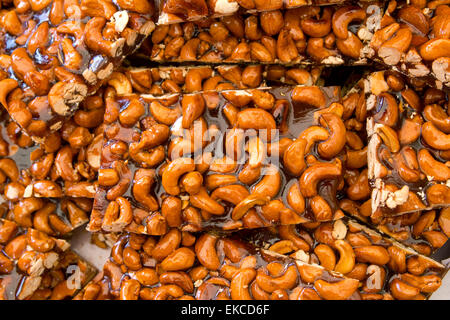 kandierte Pekannüsse gezuckert mediterranen Küche Stockfoto