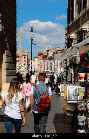 Italien Rom Piazza Navona Stockfoto