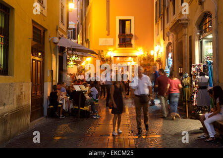 Italien Rom Via dei Pastini Stockfoto