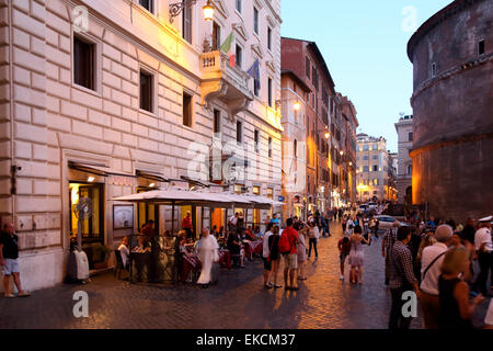 Italien Rom Piazza della Rotonda Stockfoto