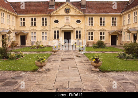 Colstons Armenhaus auf St Michaels Hill in Bristol gebaut im Jahre 1691 und nun ein Grade 1 denkmalgeschützten Gebäude. Stockfoto