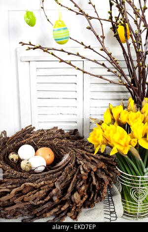 Ostern-Zusammensetzung Stockfoto