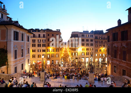 Italien Rom Via dei Condotti Piazza di Spagna Stockfoto