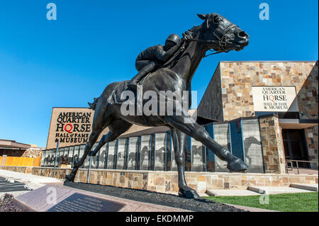 Die American Quarter Horse Hall of Fame und Museum. Amarillo. Texas. USA Stockfoto