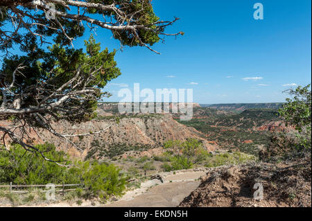 Palo Duro Canyon. In der Nähe von Amarillo. Texas Panhandle. USA Stockfoto