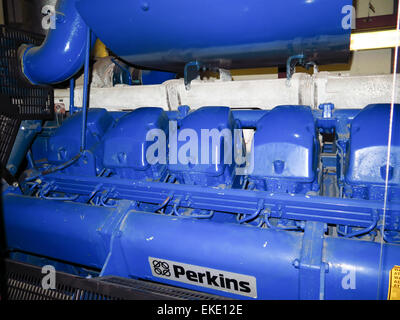 Diesel-Generator-Motor Stockfoto