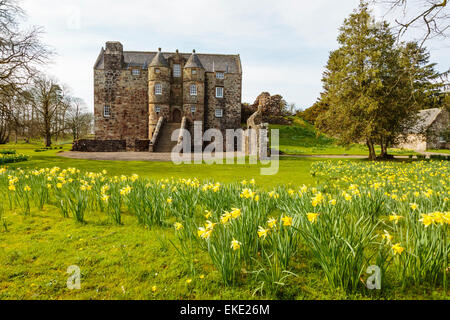 Rowallan Castle, Kilmaurs, Kilmarnock, Ayrshire, Schottland Stockfoto