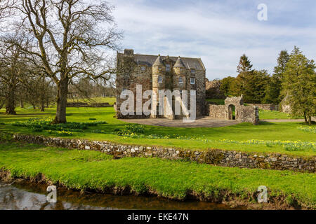 Rowallan Castle, Kilmaurs, Kilmarnock, Ayrshire, Schottland Stockfoto