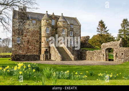 Rowallan Castle, Kilmaurs, Kilmarnock, Ayrshire, Schottland Stockfoto