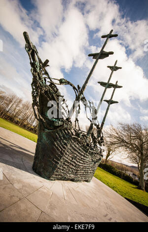 Die nationalen Famine Memorial in County Mayo, Irland Stockfoto